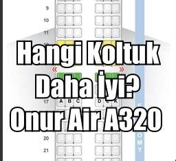 Onur Air Koltuk Planı.
